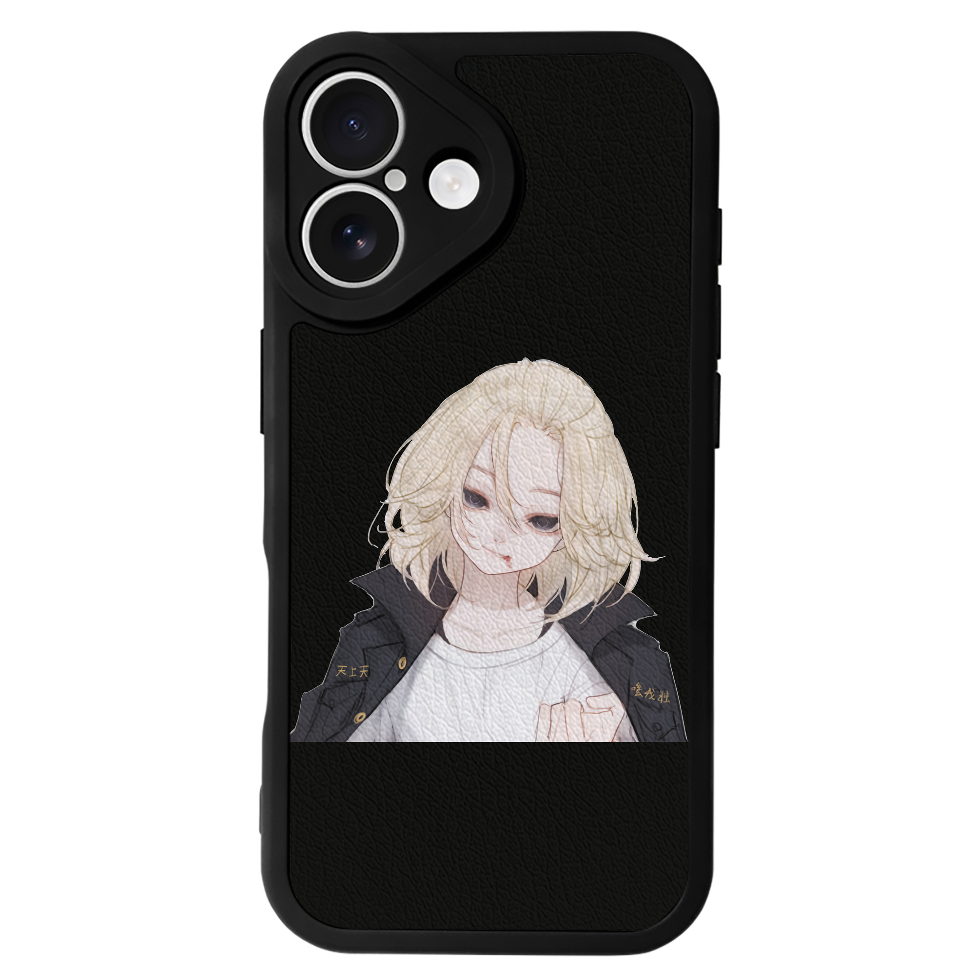 （画像用） 東京リベンジャーズ Tokyo Revengers 【iPhone 16シリーズ対応】シリコンスマホケース（レザー調） 材質：シリコン